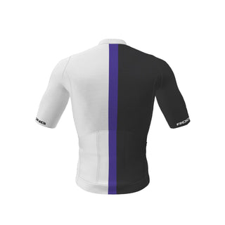 black and white cycling jersey rock racing