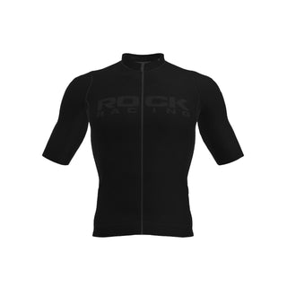 black cycling jersey rock racing