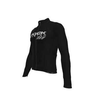 cycling jersey black long slavees rock racing