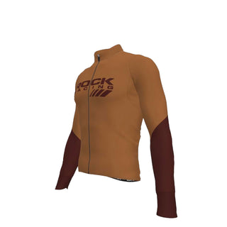 cycling jersey brown rock racing
